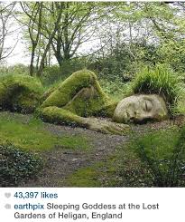Sleeping Goddess Lost Gardens Of Heligan Lost Garden Travel