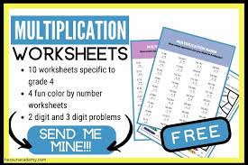 multiplication worksheets for grade 4 free printable pdfs hess un academy