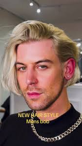 Image result for bob cut haircut for men