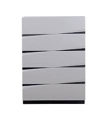 Ideal for homes with a little more room. Global Furniture Scarlett Modern High Gloss Silver Finish Queen Bedroom Set 5pcs Scarlett Bedroom Q Set 5