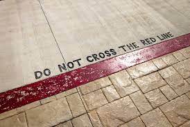 Do not cross this line. Do Not Cross The Red Line Usa Mobilizing Office