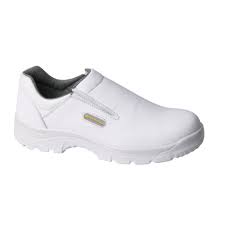 Steel toe cap 200 joules and steel midsole protection. Ladies White Slip On Safety Shoes Parrs Workplace Equipment