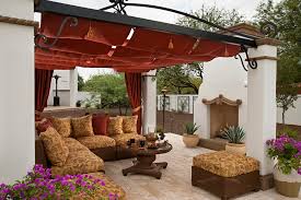 Outdoor patio ideas don't get more gorgeous than these! Spanish Colonial Remodel Mediterranean Patio Phoenix By Matthew Thomas Architecture Llc