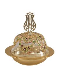 صحن تقديم فاخر ذهبى Tureen