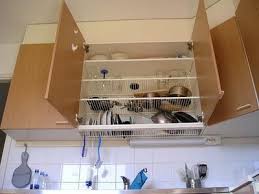 Handwash Dishes More Efficiently With A Dish Draining Overhead Cabinet Kitchen In 2019 Kitchen Kitchen Cabinet Organization Dish Racks