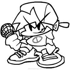 This is a mod that replaces the arrows with colored circles. Friday Night Funkin Coloring Pages Boyfriend Printable Xcolorings Com