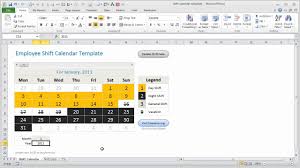 Here are 4 steps to help you create an ideal work schedule for your employees Shift Calendar Template Free Download Chandoo Org Learn Excel Power Bi Charting Online