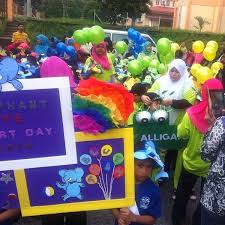 3 borang yang tidak memerlukan tandatangan iaitu borang pelancongan, kertas kerja dan senarai nama murid. Foto Di Pejabat Pendidikan Daerah Hulu Langat Ruang Pertemuan