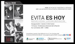 Últimas noticias partidos de hoy. Inauguracion De La Muestra Evita Es Hoy Argentina Gob Ar