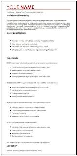 chronological cv format myperfectcv