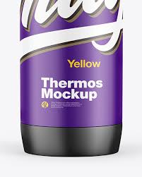 Download Yellowimages Mockups Matte Thermos Psd Mockup Branding Mockups PSD Mockup Templates