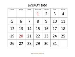 Free 2020 yearly calendar, 2020 annual calendar, calendar 2020 template in word, pdf & excel has given here in printable format, download the yearly 2020 calendar. Printable Monthly Calendar 2020 Free Calendar Template Com