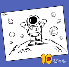 Try out our sailor moon coloring pages. Astronaut On The Moon Coloring Page 10 Minutes Of Quality Time