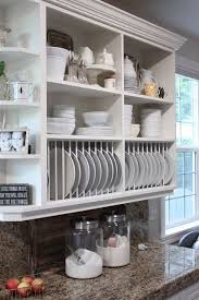 Prior To Moving Into Our New Cottage We Did A Fair Amount Of Tweaking I Use The Very Technical Open Kitchen Cabinets Open Kitchen Shelves Home Kitchens