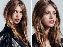 Artfully Disheveled With A No Part Part This Is Glamorous Perfect Hair Long Hair Styles Hair Envy