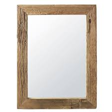 Miroir En Bois Recycle 90x120 Sur Maisons Du Monde Piochez Parmi Nos Meubles Et Objets Deco Et Faites Le Plein D Inspir Spiegel Rahmen Spiegel Holz Recycling