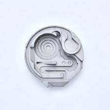 Mim Studio Balls Eye Interactive Concrete Sculpture Concrete Sculpture Sculpture Maze Game