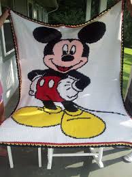 Crochet Mickey Mouse Afghan Croche Graficos Artesanato E Faca Voce Mesmo Croche