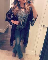 Klaer For Kvinner Klaer Som Passer For Voksne Kvinner Mote Antrekk No Country Outfits Country Style Outfits Country Concert Outfit Winter