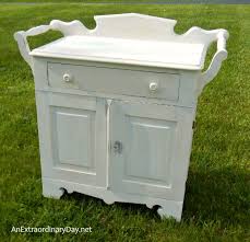 Folkart home decor paint is a premium acrylic paint for painting furniture, cabinets, decorative items and craft projects. Antique Washstand With A Folkart Home Decor Chalk Paint Makeover An Extraordinary Day