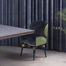 Louis I Mid Century Dining Chair By Ottiu Beyond Upholstery Dining Chairs Mid Century Dining Chairs Mid Century Dining