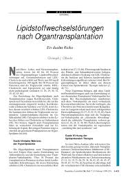 87 klinik lee dan surgeri 88 poliklinik tan 89 klinik dr. Lipidstoffwechselstorungen Nach Organtransplantation Ein Duales Risiko