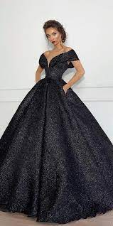 24 Black Wedding Dresses With Edgy Elegance Ball Dresses Black Ball Gown Gowns