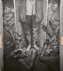 The Narrative Drawings Of So Pinenut Dark Art Drawings Surreal Art Mystical Art