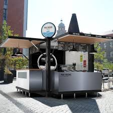 10ft Pop Up Shipping Container Kiosk Design Mobile Fast Food Kiosk For Sale Arsitektur Desain Kios