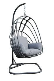 Amazon De Garden Impressions Hangesessel Hochwertiger Rattan Suez Frei Hangender Korbsessel Extra Dicker Lo Stuhl Schaukel Lounge Kissen Terrassen Stuhle
