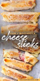 Maybe you would like to learn more about one of these? This Baked Cheese Sticks Recipe Is Filled With Delicious Ham Mozzarella Cheese These Homemade Mozzarella Ch Recipes Cheese Sticks Baked Cheese Sticks Recipe