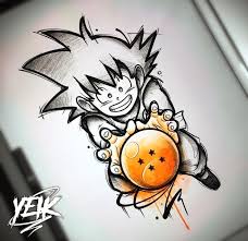 Dragon Ball Stickers 50 Pieces 2 Variations Dragon Ball Z Disegni Di Tatuaggio Disegno A Caso