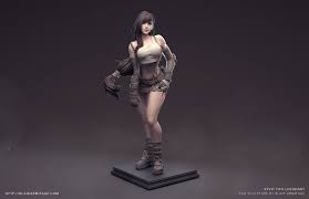 Tifa Lockhart Sculpt Ver Tifa Lockhart Poses 3d Model Character