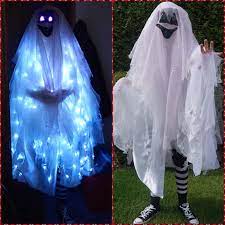 Diy Light Up Ghost Costume Youtube Light Up Halloween Costumes Ghost Halloween Costume Halloween Costume Toddler Girl