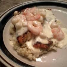 Culinary Crave Blacken Tilapia Over A Bed Of Garlic Herb Rice Shrimp Alfredo Sauce Recipe Shrimp And Rice Blackened Tilapia Garlic Herb