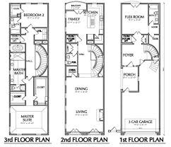3 bedroom house plans with 2 or 2 1/2 bathrooms are the most common house plan configuration that people buy these days. Three Story Townhouse Plan E1149 A Floor Plans How To Plan House Floor Plans