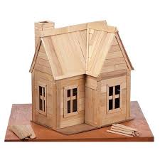 If you choose to fill in the sides of the house up to the roof, which i didn't, you may need more.) 9 Amazing House Craft Ideas For 2021 In India Popsicle Stick Houses Craft Stick Crafts Popsicle Stick Crafts For Adults