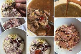Bahan bahan singgang daging 1 kg daging yg di campur dengan tulang 3 biji bawang merah yg di hiris 4 ulas bawang putih resepi ikan singgang original kelantan yang sangat mudah dan cepat. Cara Mudah Masak Daging Singgang Kelate Sedap Macam Kat Warung