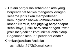 Oct 25, 2015 · apalagi jika kamu bekerja di luar kota, jauh dari keluarga, jauh dari teman, jauh dari saudara. Proses Komunikasi Tujuan Instruksional Ppt Download
