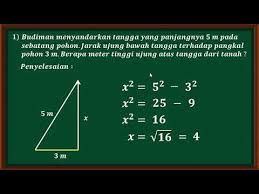 Video ini membahas 10 soal teorema pythagoras materi kelas semester 2 kurikulum 2013. Soal Cerita Teorema Pythagoras Smp Kelas 8