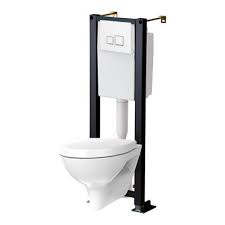Grohe solido perfect pack bati wc solido compact (39186000). Pack Wc Suspendu Sans Bride Grohe Solido Bau Air Castorama