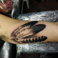 People who need amazing designs (and not too typical or simple options) can look into our different yet meaningful symbolic solutions! Three Feathers Tattoo Best Tattoo Ideas Gallery Feather Tattoo For Men Inner Bicep Tattoo Indian Feather Tattoos