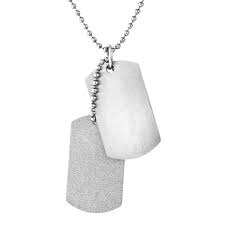 Maybe you would like to learn more about one of these? Mens Stainless Steel Diamond Cut Double Dog Tag Overstock 18879069