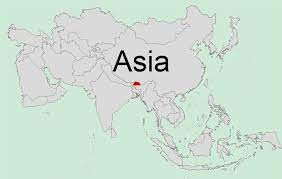 Bhutan In Map Of The World Where Is Bhutan On Map, Location Of Bhutan, Bhutan Tourist Map