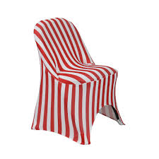 Outdoor heating, cooking & eating. Stretch Spandex Folding Chair Covers Striped Red White Your Chair Covers Inc