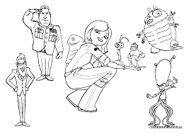 Coloring pages monsters vs aliens (10) (cartoons > monsters inc (view all monsters inc free download coloring pages) other popular coloring pages. Monsters Vs Aliens Coloring Pages