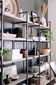 And today, i'm sharing how i styled those dining room shelves…. Family Room Bookshelves Bookshelves In Living Room Shelf Decor Living Room Shelving Units Living Room