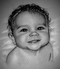 There are lots of such emotional moments between mother and child which have a lot to say. Handmade Baby Pencil Sketch From Photo Only At Just In Canvas