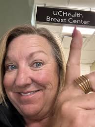 Getting my yearly mammogram! Hate this photo but felt it was more important  to show it than to be vain. Get your mammogram! Early prevention is key!
