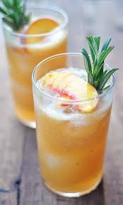 Verses From My Kitchen Cocktail The Shucks Deluxe Peach Cocktail Food Yummy Drinks